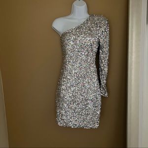 Sequin mini dress